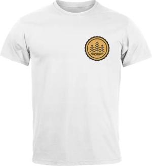 Neverless Print-Shirt Herren T-Shirt Wald Bäume
