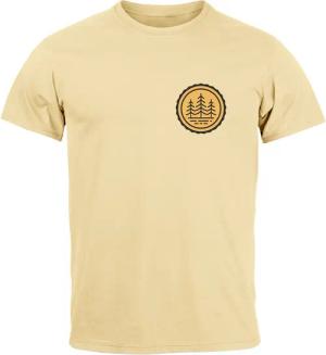 Neverless Print-Shirt Herren T-Shirt Wald Bäume
