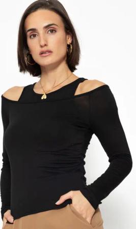 SASSYCLASSY Langarmshirt Langarmshirt Damen mit Top