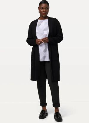Ulla Popken Langjacke Strickjacke lange offene