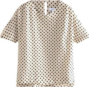 Next T-Shirt Kastiges T-Shirt aus Strukturmaterial