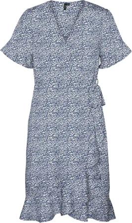 Vero Moda Midikleid HENNA (1-tlg) Wickel-Design