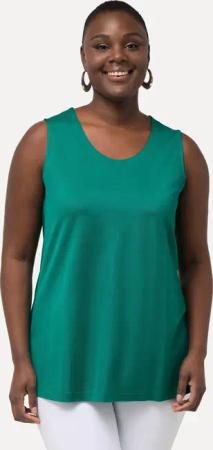 Ulla Popken Longtop Slinkytop Piqué A-Linie