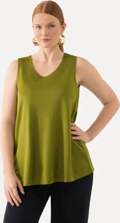 Ulla Popken Longtop Slinkytop Piqué A-Linie