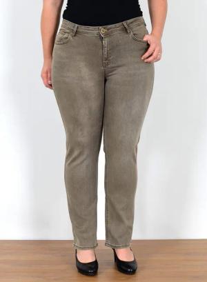 ESRA Straight-Jeans Gerade Schnitt Jeans Damen