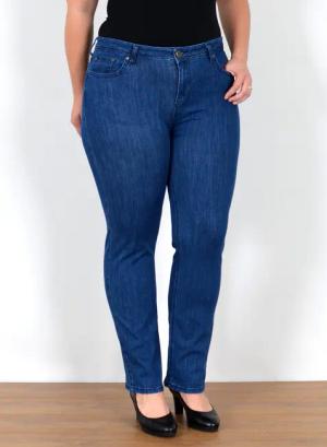 ESRA Straight-Jeans Gerade Schnitt Jeans Damen