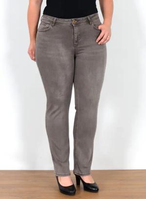 ESRA Straight-Jeans Gerade Schnitt Jeans Damen