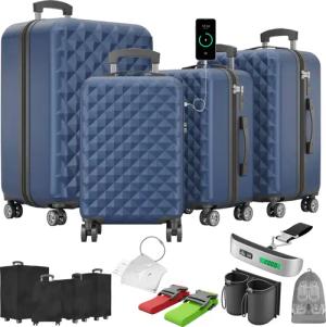 Onbest Kofferset 4er Hartschalen Trolley PREMIUM
