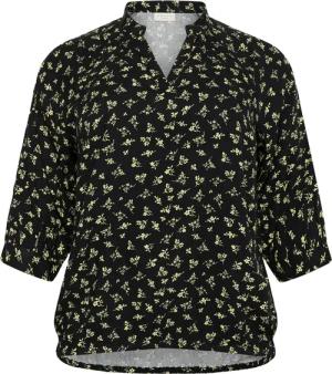 KAFFE Curve Langarmbluse Langarm-Bluse KCemina Große