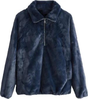 Next Fleecejacke Oberteil aus Kunstfell mit