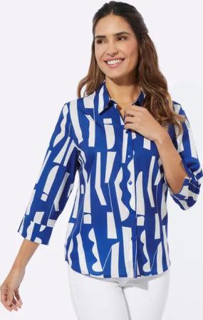 Sieh an! Klassische Bluse Hemdbluse