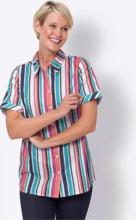 Sieh an! Klassische Bluse Hemdbluse