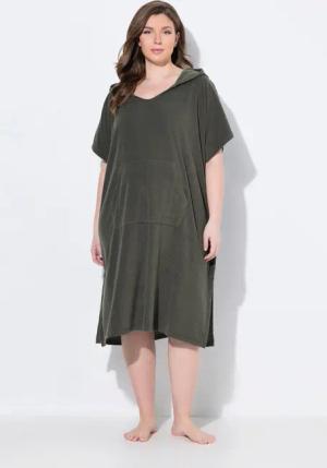 Ulla Popken Poncho Bellieva Frottee-Poncho oversized
