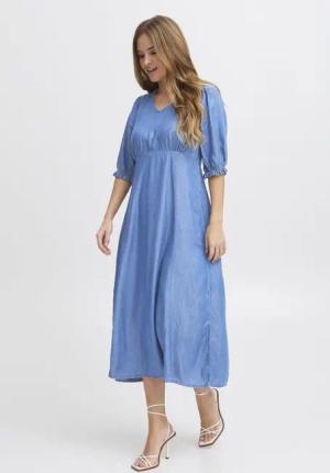 Pulz Jeans Jeanskleid PZGAJA Casual Maxikleid