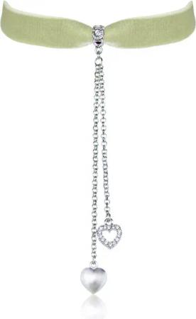 LUISIA® Collier Samt Kropfband mit Herz