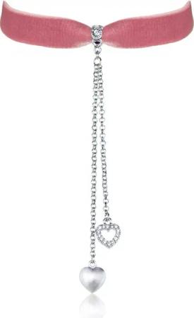 LUISIA® Collier Samt Kropfband mit Herz