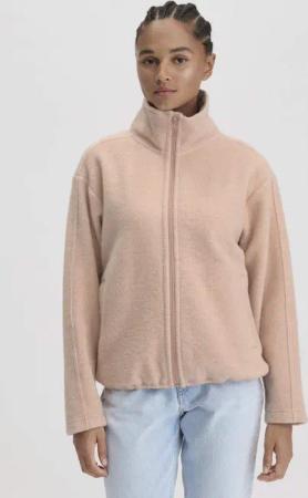 Hessnatur Fleecejacke aus softer Bio-Baumwolle und