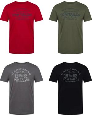 TOM TAILOR T-Shirt Herren Printshirt Regular