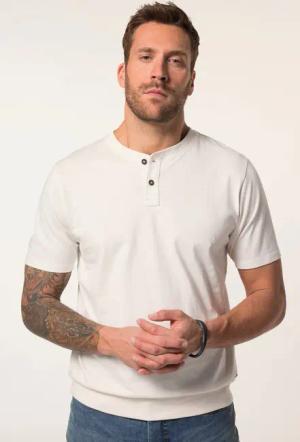 JP1880 T-Shirt JP1880 Henley Bauchfit Halbarm