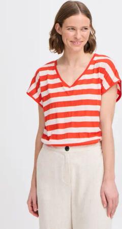 b.young V-Shirt BYSANTO gestreiftes T-shirt