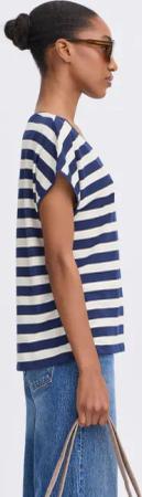 b.young V-Shirt BYSANTO gestreiftes T-shirt