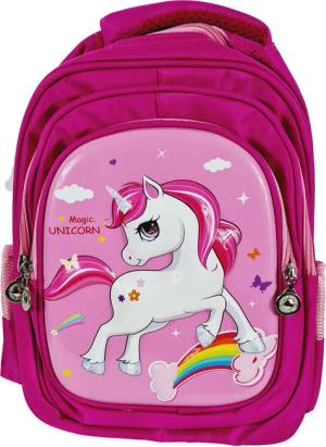 Einkaufszauber Kinderrucksack Kinder Rucksack Einhorn 3D,