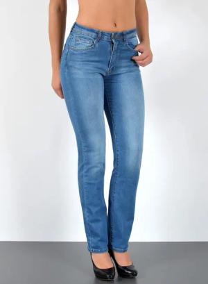 ESRA Straight-Jeans Damen Straight Leg Jeans