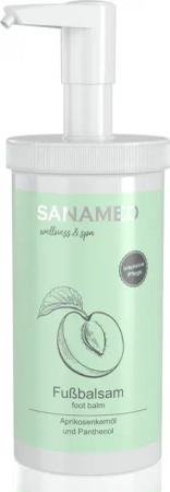 Sanamed Fußpflegecreme Fußbalsam mit Aprikosenkernöl und