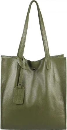 ITALYSHOP24 Schultertasche Made in Italy Damen