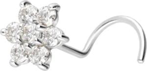 PIERCINGLINE Nasenpiercing 14/18 Karat Gold Nasenstecker