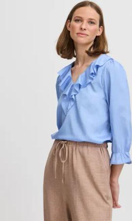 b.young Kurzarmbluse BYHANIKO Modische Bluse mit