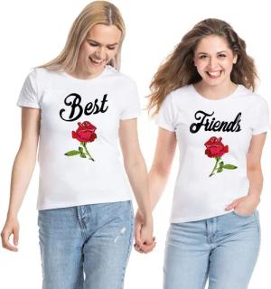 Couples Shop T-Shirt Best Friends BFF
