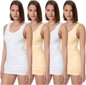 TEXEMP Unterhemd 4er Pack Damen Unterhemd