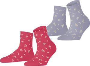 Esprit Kurzsocken Twig 2-Pack (2-Paar)