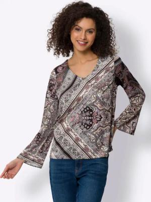 heine Klassische Bluse Druckbluse