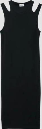 s.Oliver Minikleid Slim-Fit-Kleid aus Rippware mit