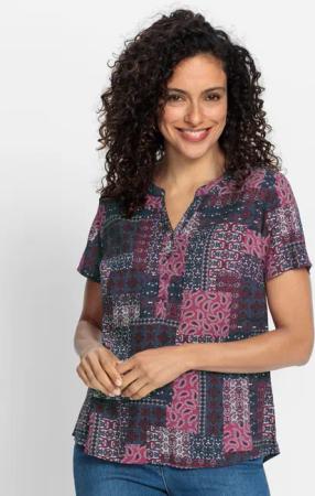 Witt Klassische Bluse Kurzarmbluse