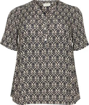 KAFFE Curve Kurzarmbluse Kurzarm-Bluse KCalvina Große