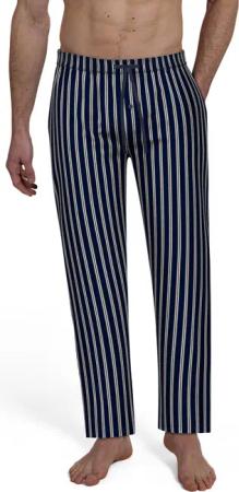 bugatti Schlafhose BUGATTI Herren Lange-Hose blau