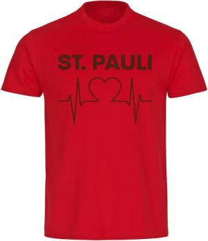 multifanshop T-Shirt Herren St. Pauli -