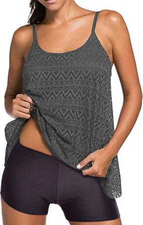 Badekönig Tankini (2 teilig) im Häkellook