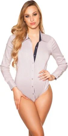 Koucla Blusenbody schicke Bodybluse im Business