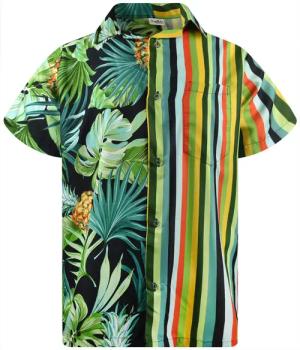 King Kameha Hawaiihemd Stripes Funky Hawaii-Hemd