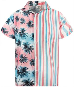 King Kameha Hawaiihemd Stripes Funky Hawaii-Hemd