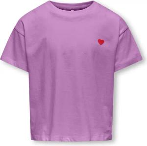 KIDS ONLY T-Shirt KOGMAIKEN LIFE CROPHEART