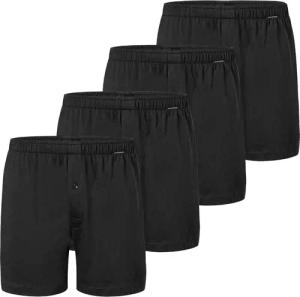 Schiesser Boxershorts 4er Pack Singel-Jersey (Spar-Set,