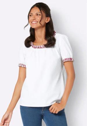 Sieh an! Klassische Bluse Trachtenbluse