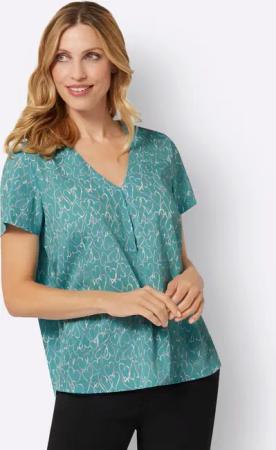 Sieh an! Klassische Bluse Schlupf-Bluse