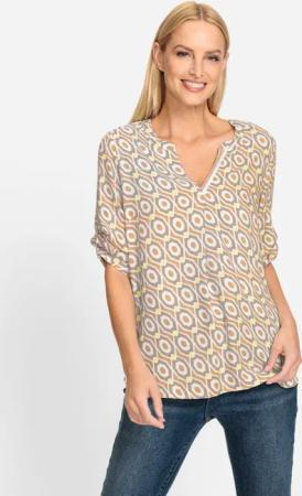 heine Klassische Bluse Druckbluse