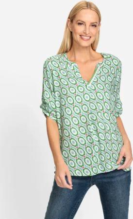 heine Klassische Bluse Druckbluse
